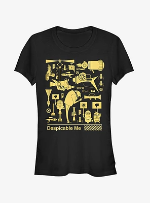 Minion Worker Strike Girls T-Shirt