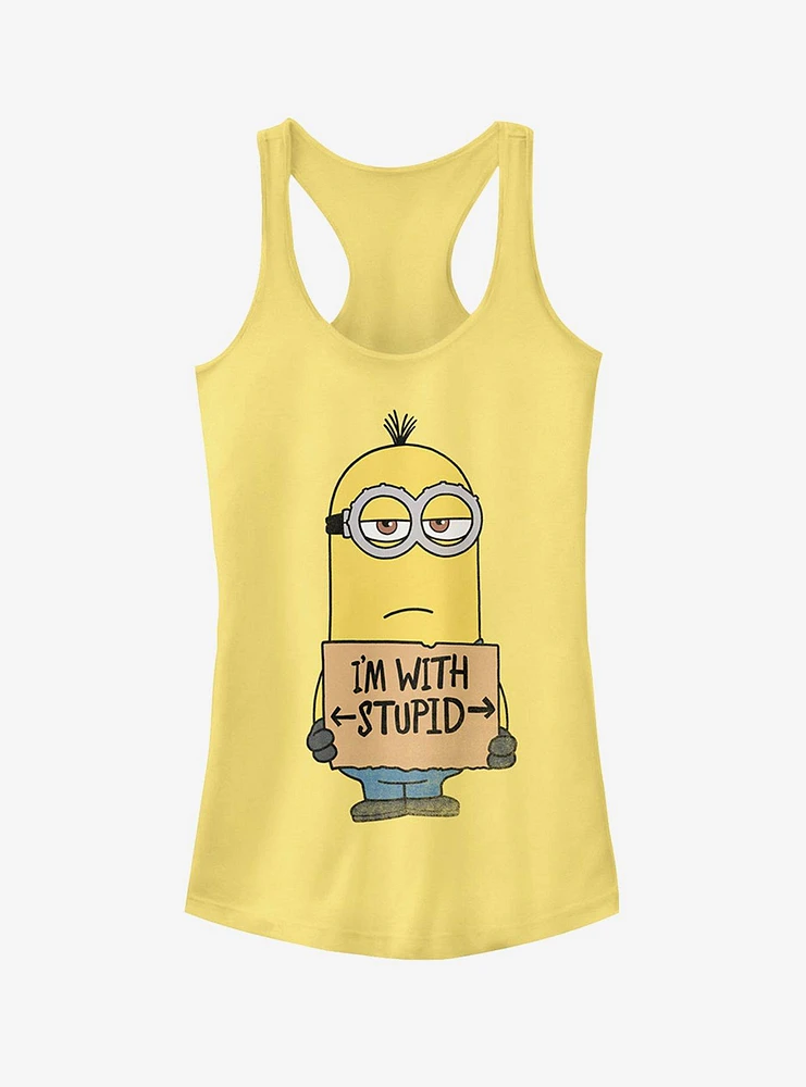 Minion With Stupid Girls Tank