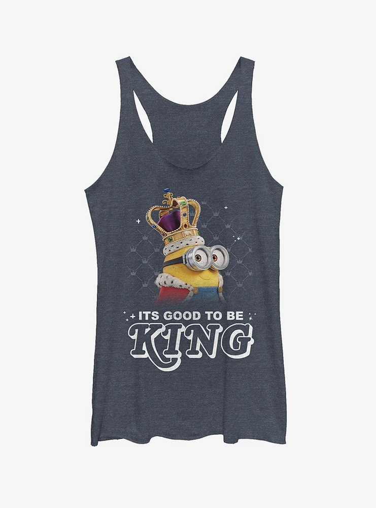 Minion Good to Be King Girls Tank