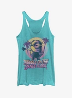 Minions Dance Floor Girls Tank