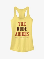 The Dude Abides Girls Tank