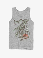 Vintage Dinosaur Stampede Tank