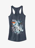 Disney Olaf Snowflake Storm Girls Tank