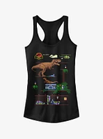 Pixel Video Game Girls Tank