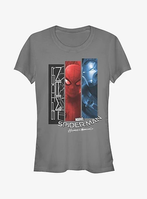 Marvel Spider-Man Homecoming Character Panel Girls T-Shirt