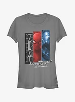 Marvel Spider-Man Homecoming Character Panel Girls T-Shirt