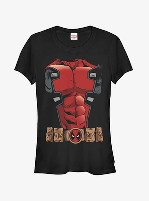Marvel Halloween Deadpool Costume Girls T-Shirt