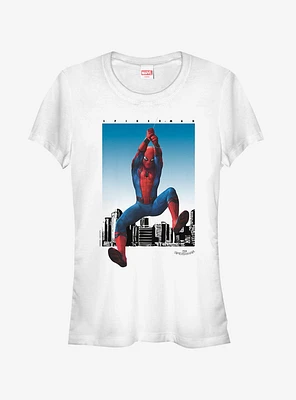 Marvel Spider-Man Homecoming Cityscape Girls T-Shirt