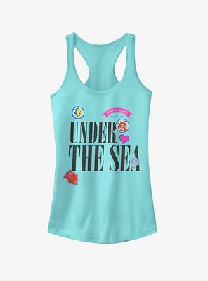 Disney Ariel Stickers Girls Tank