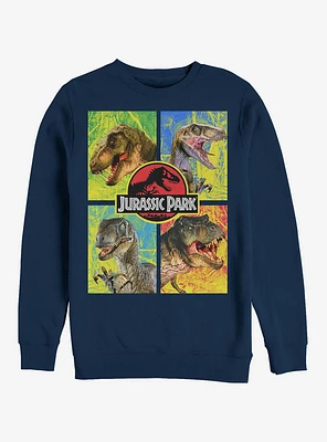 T. Rex and Velociraptor Sweatshirt