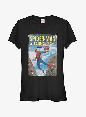 Marvel Spider-Man Homecoming Comic Book Girls T-Shirt