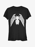 Marvel Venom Distressed Logo Girls T-Shirt