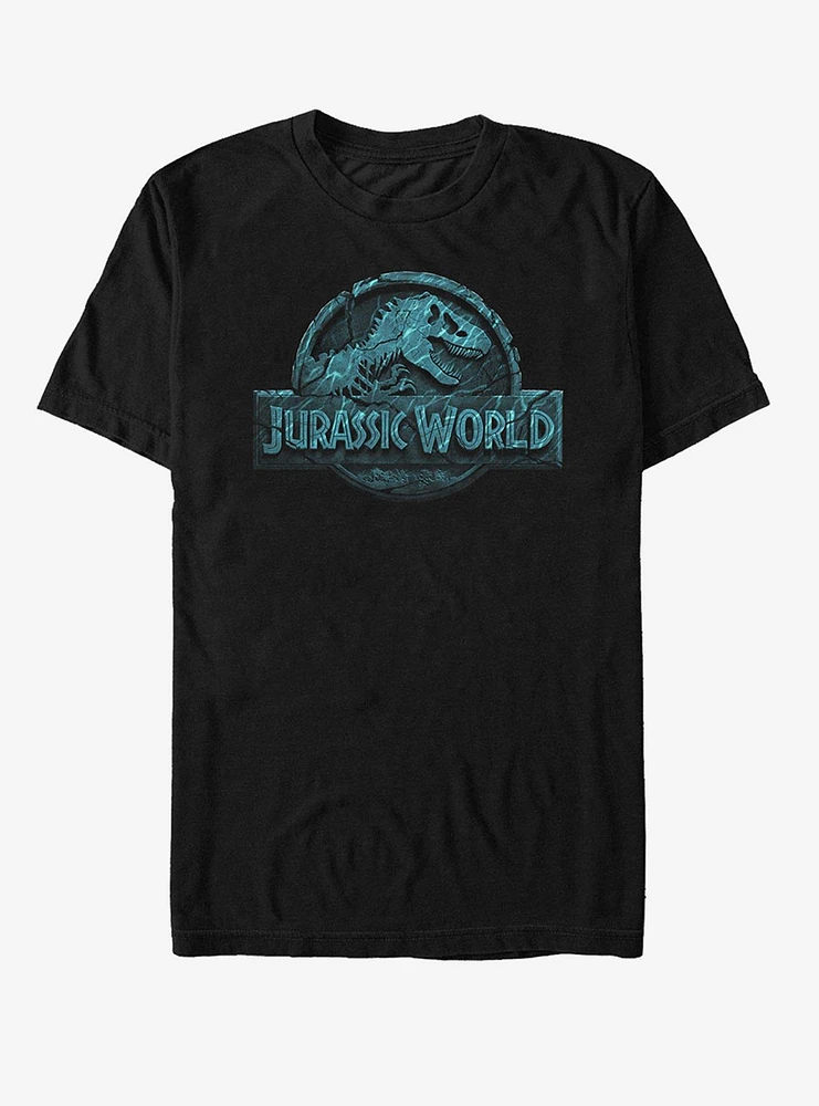 Jurassic World Fallen Kingdom Water Ripple Logo T-Shirt