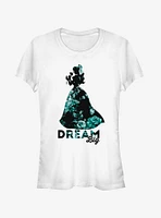Disney Belle Dream Big Floral Print Girls T-Shirt