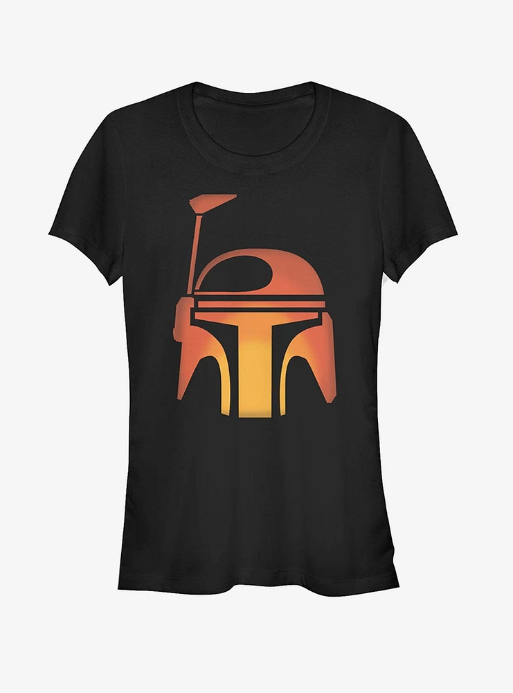 Star Wars Halloween Boba Fett Pumpkin Girls T-Shirt