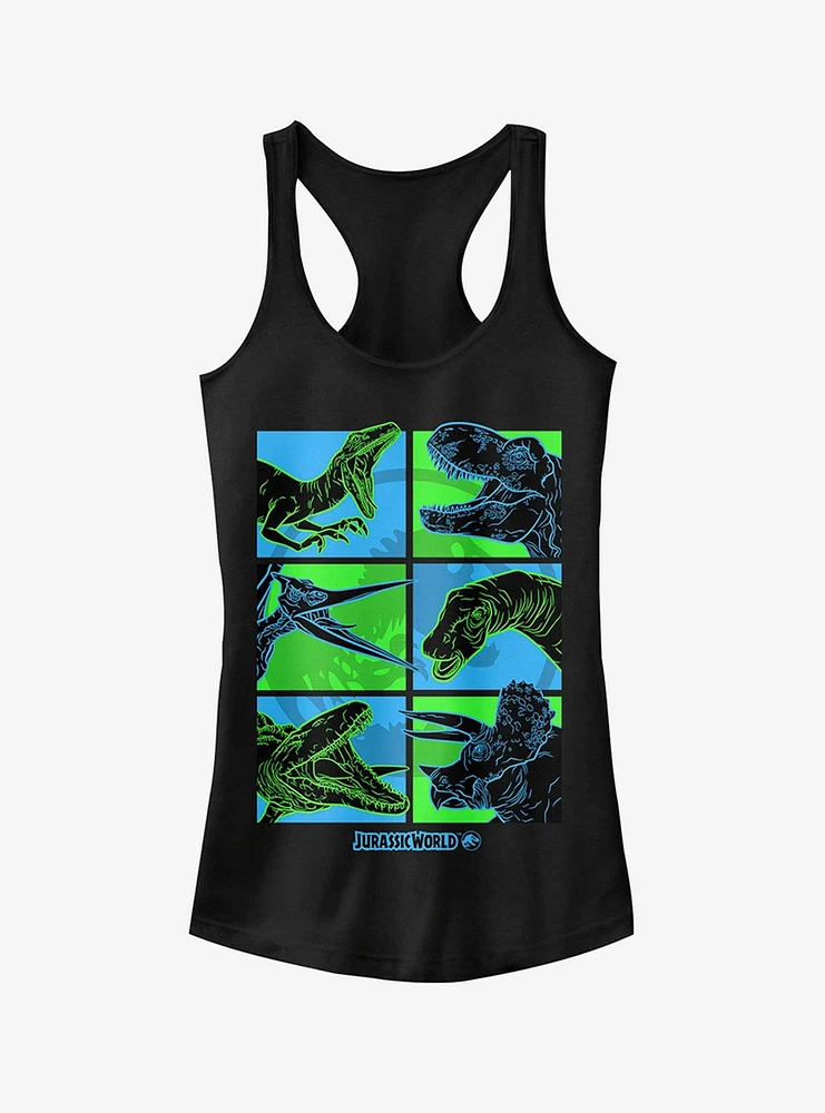 Jurassic World Fallen Kingdom Dino Bingo Girls Tank