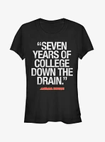 Bluto 7 Years of College Girls T-Shirt