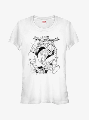 Marvel Spider-Man Homecoming Crash Girls T-Shirt