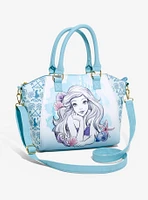 Loungefly Disney The Little Mermaid Blue Watercolor Satchel Bag