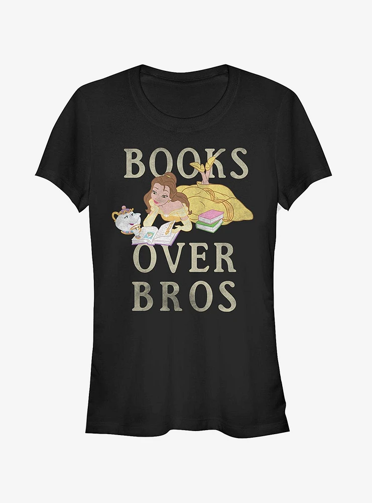 Disney Beauty And The Beast Books Before Bros Girls T-Shirt