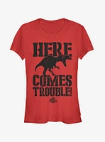 Here Comes Trouble Girls T-Shirt