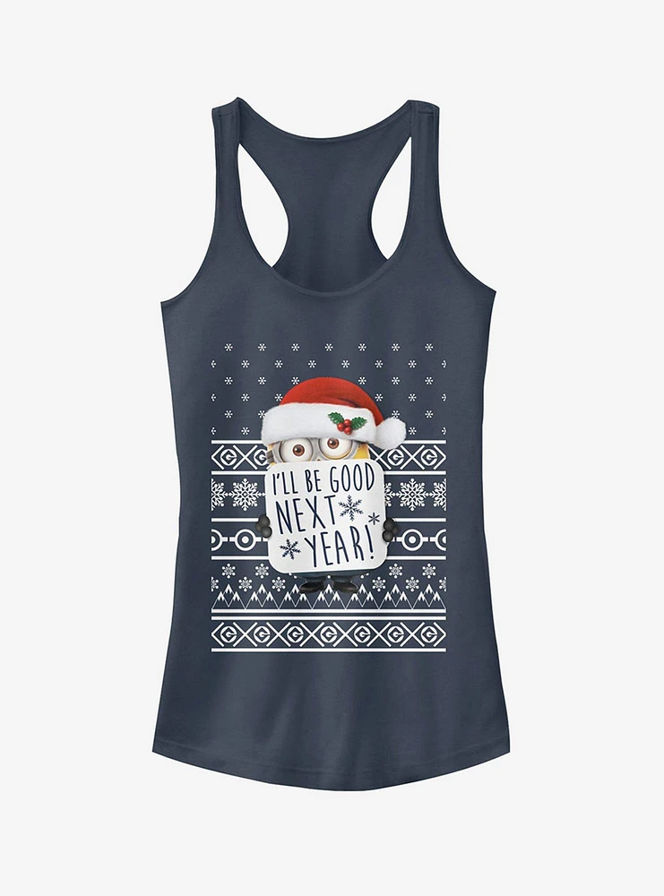 Christmas Good Minion Girls Tank