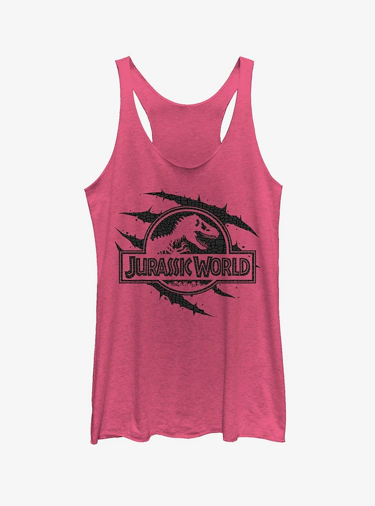 Jurassic World Fallen Kingdom Logo Scales Slash Girls Tank