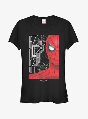Marvel Spider-Man Homecoming Face Girls T-Shirt