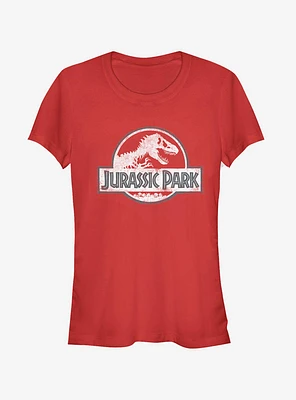 Vintage White Logo Girls T-Shirt