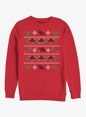 Velociraptor Ugly Christmas Sweater Sweatshirt