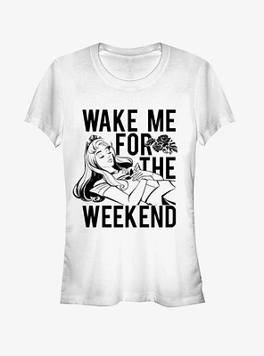 Disney Wake Me for Weekend Girls T-Shirt