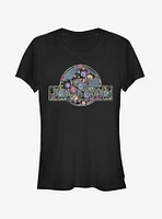 Hippie Flower Logo Girls T-Shirt