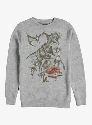 Vintage Dinosaur Stampede Sweatshirt