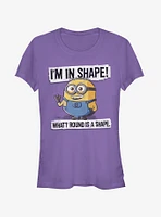 Minion Round Shape Girls T-Shirt