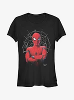 Marvel Spider-Man Homecoming Grumpy Spidey Girls T-Shirt