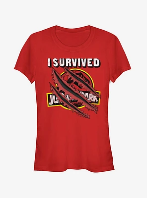 I Survived Scratch Girls T-Shirt