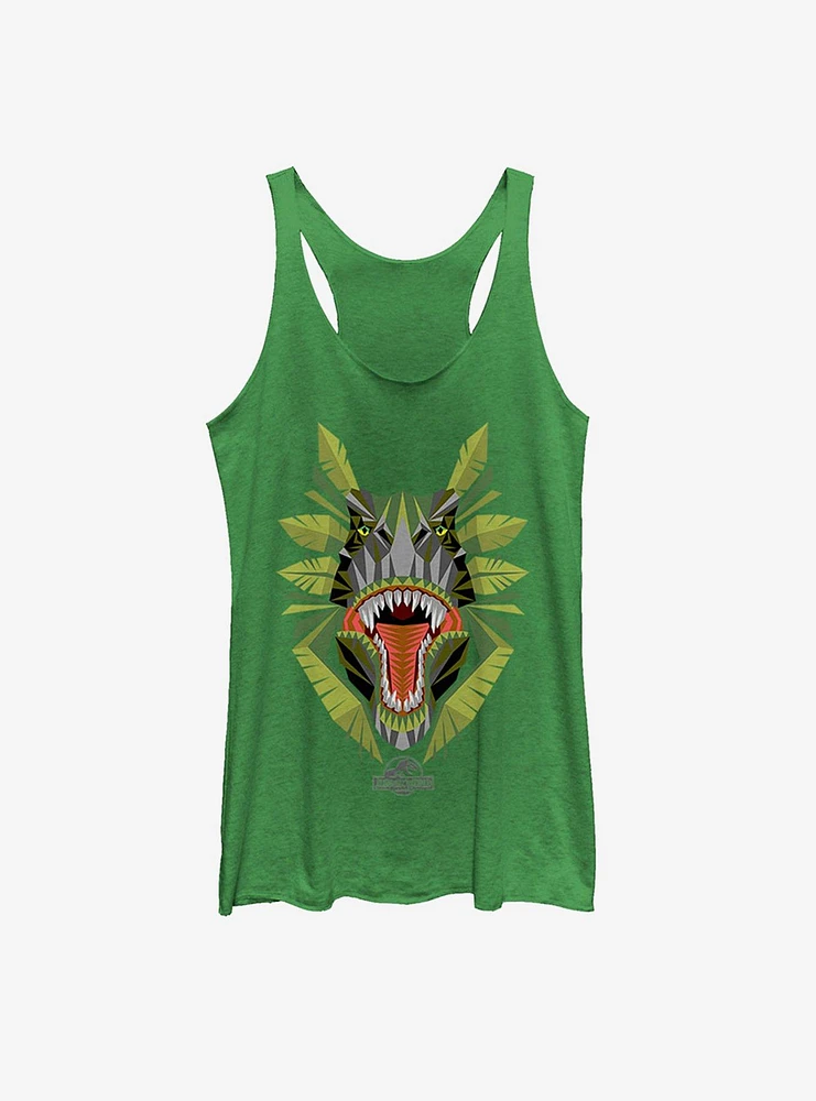 Dinosaur Jungle Grin Girls Tank