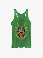 Dinosaur Jungle Grin Girls Tank