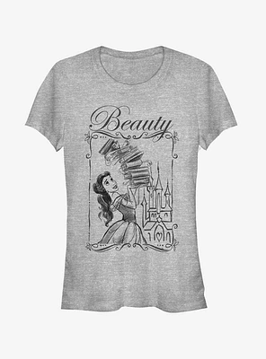 Disney Belle Book Tower Girls T-Shirt