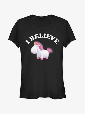 Despicable Me I Believe Unicorns Girls T-Shirt