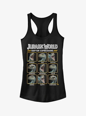 Jurassic World Fallen Kingdom Raptor Expressions Girls Tank