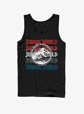 Jurassic World Fallen Kingdom 4th of July Logo Tank