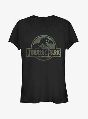 Dark Camo Logo Girls T-Shirt