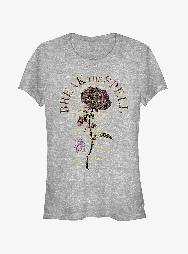 Disney Beauty And The Beast Break Spell Rose Girls T-Shirt