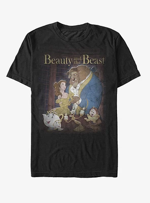 Disney Beauty And The Beast Movie Poster T-Shirt
