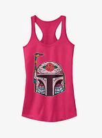 Rose Sugar Skull Boba Fett Girls Tank