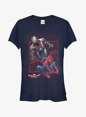 Marvel Spider-Man Homecoming Partner Grid Girls T-Shirt