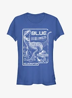 Jurassic World Fallen Kingdom Blue Details Girls T-Shirt