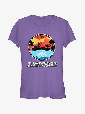Jurassic World Fallen Kingdom Apocalypse Logo Girls T-Shirt