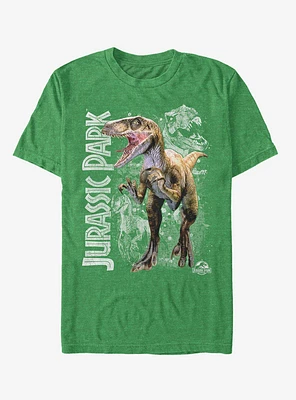 Raptor Dino Shadows T-Shirt
